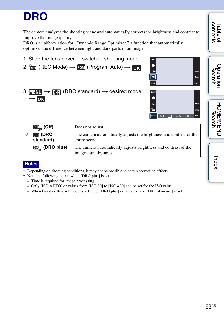Sony DSC-G3 User Manual | Page 93 / 178