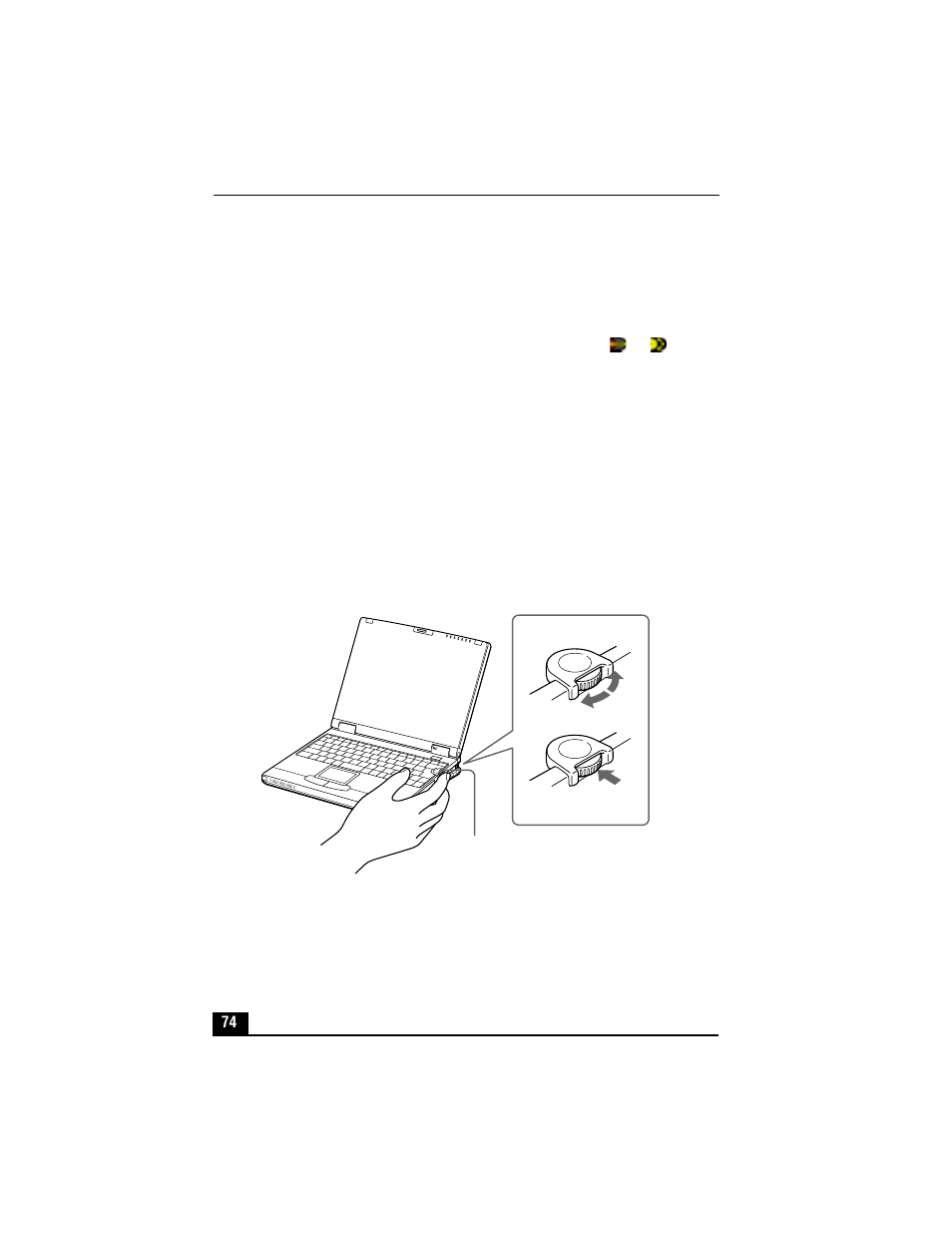 Vaio® action setup, Jog dial™ control, Jog dial control | Sony PCG-XG500 User Manual | Page 74 / 154