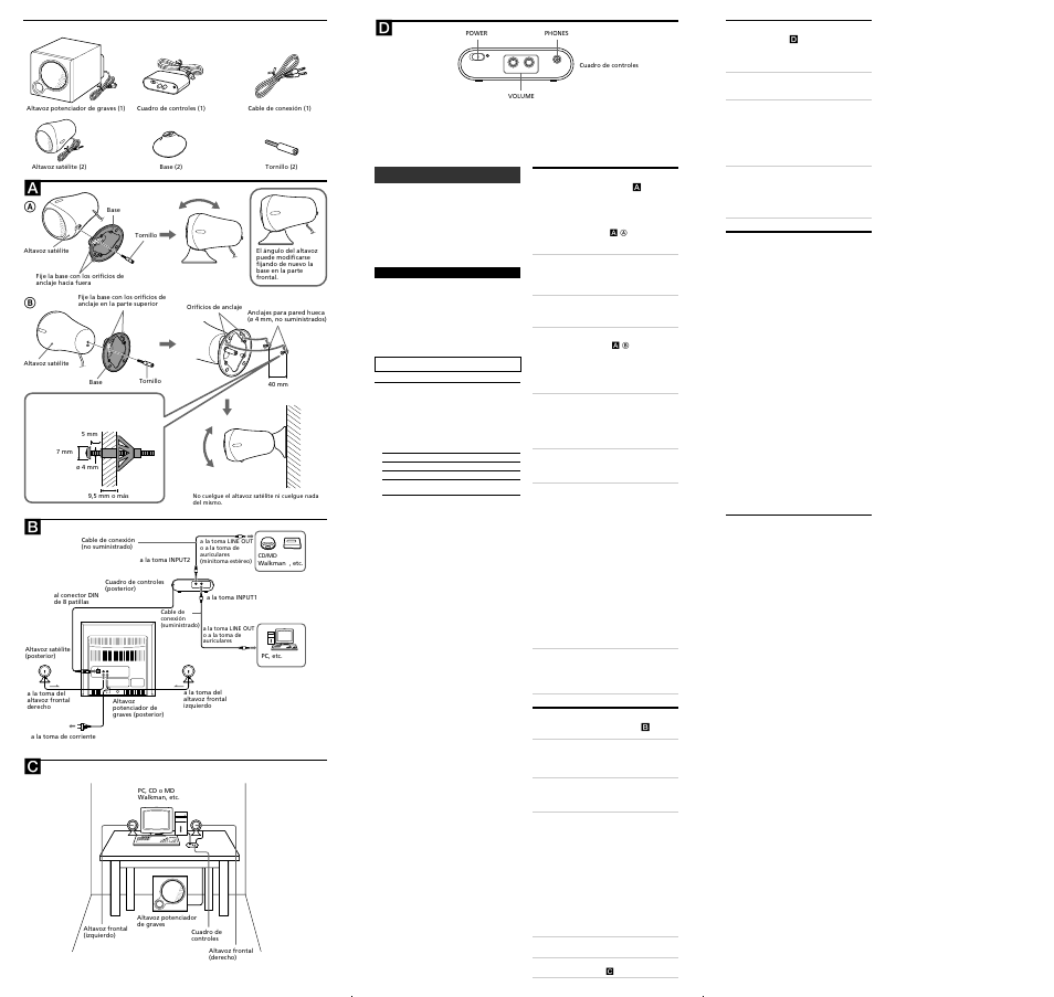 Sony SRS-D2100 User Manual | Page 2 / 2