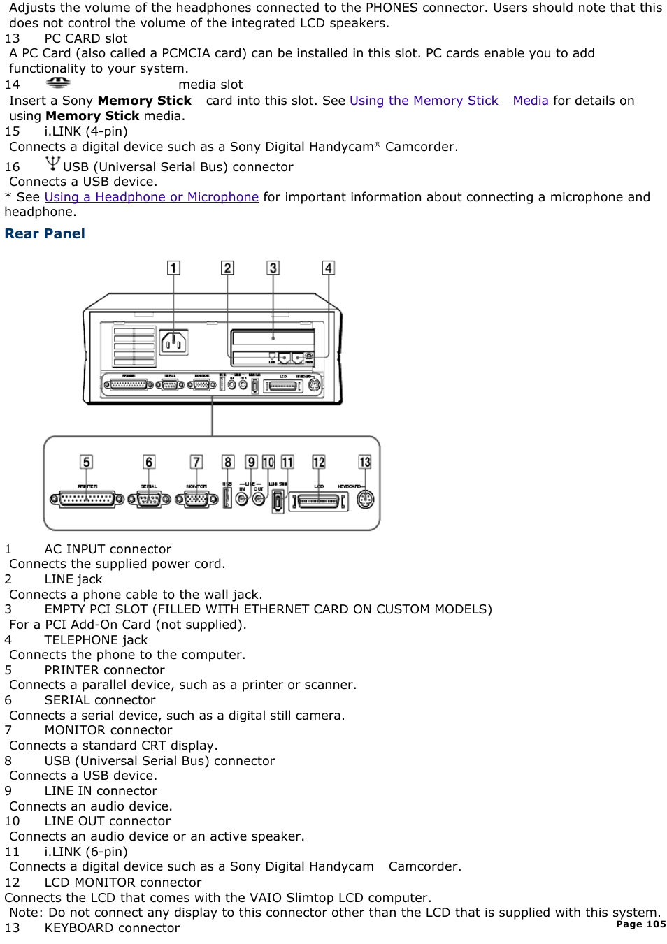 Sony PCV-L630 User Manual | Page 105 / 1055