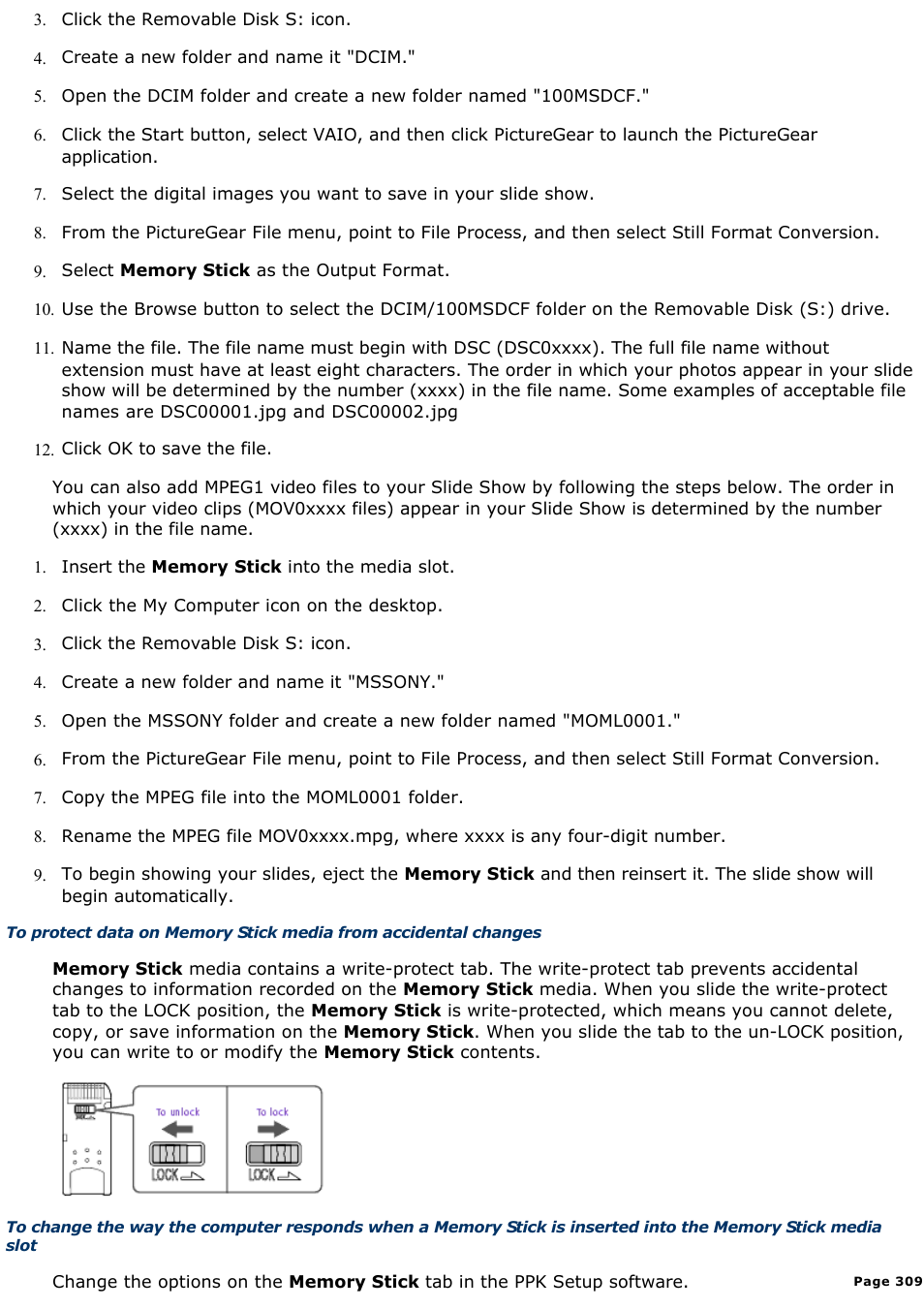 Sony PCV-L630 User Manual | Page 309 / 1055