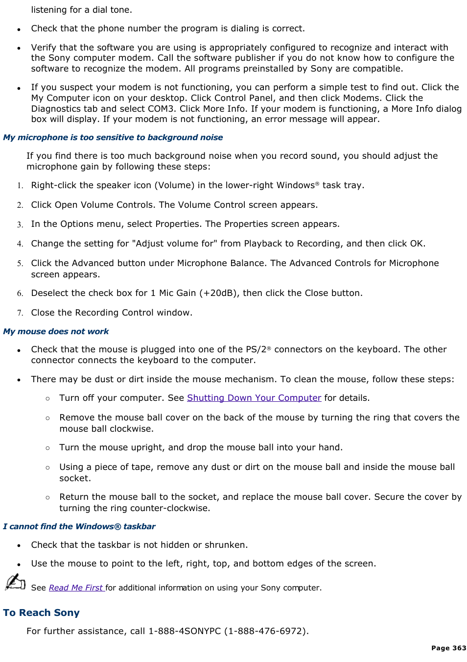 Sony PCV-L630 User Manual | Page 363 / 1055