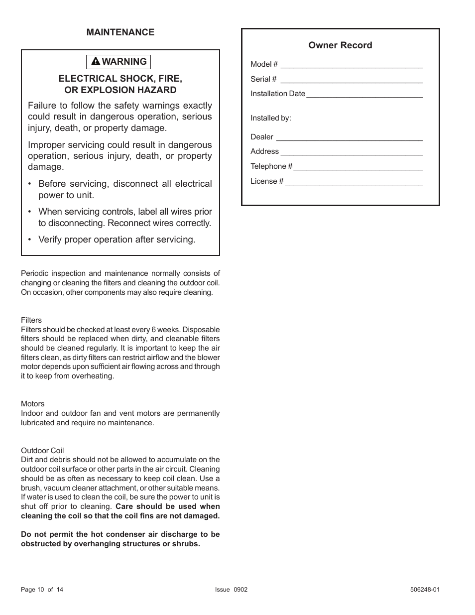 Allied Air Enterprises (2 User Manual | Page 10 / 14