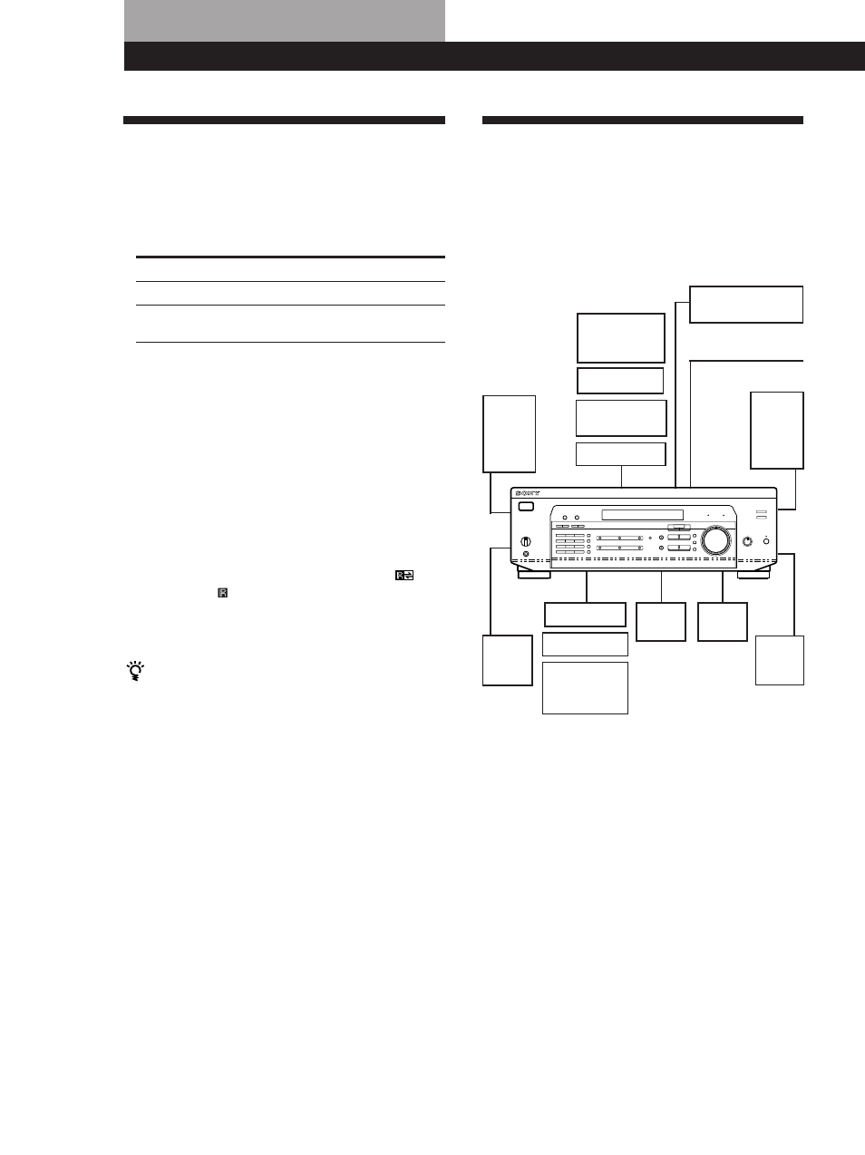 Getting started, Unpacking 4 hookup overview 4, Unpacking | Hookup overview, Inserting batteries into the remote, Before you get started | Sony STR-DE435 User Manual | Page 4 / 30