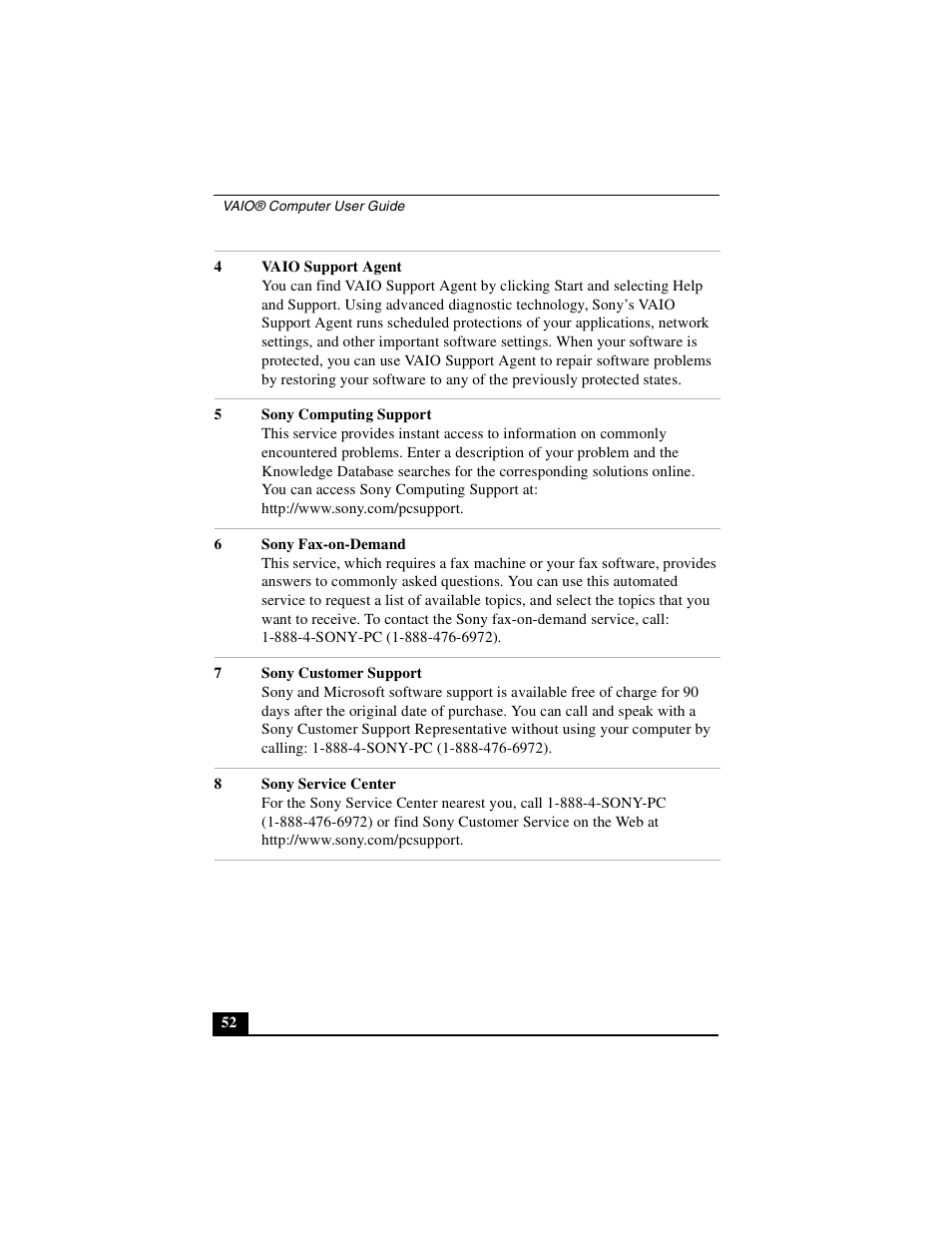 Sony PCG-GRX560 User Manual | Page 52 / 56