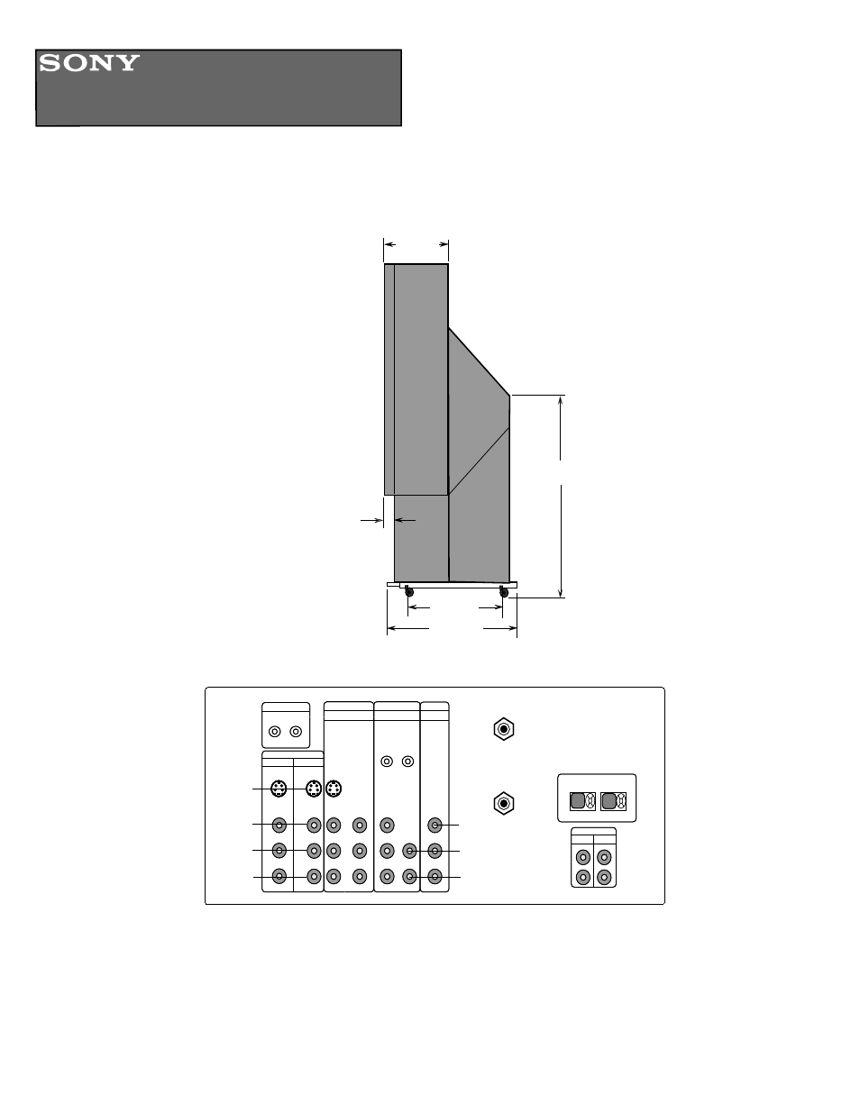 Sony KP 53HS10 User Manual | 1 page