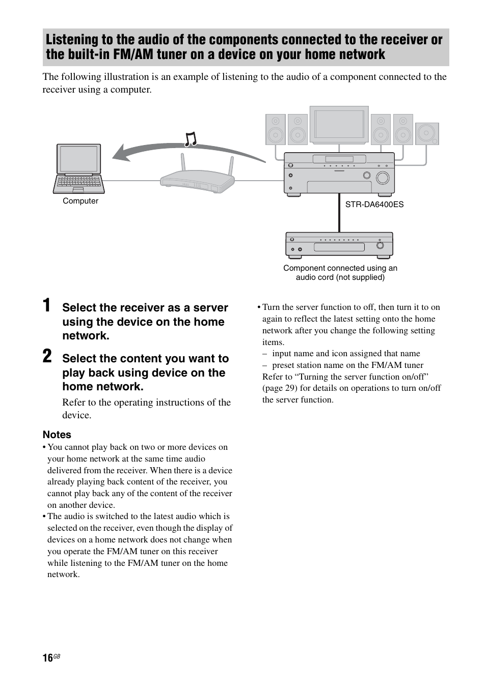 Sony STR-DA6400ES User Manual | Page 16 / 46