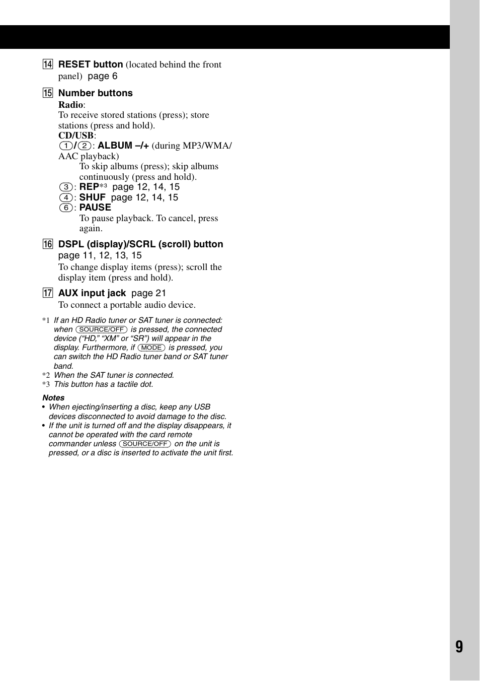 Sony CXS-GT5516F User Manual | Page 9 / 56