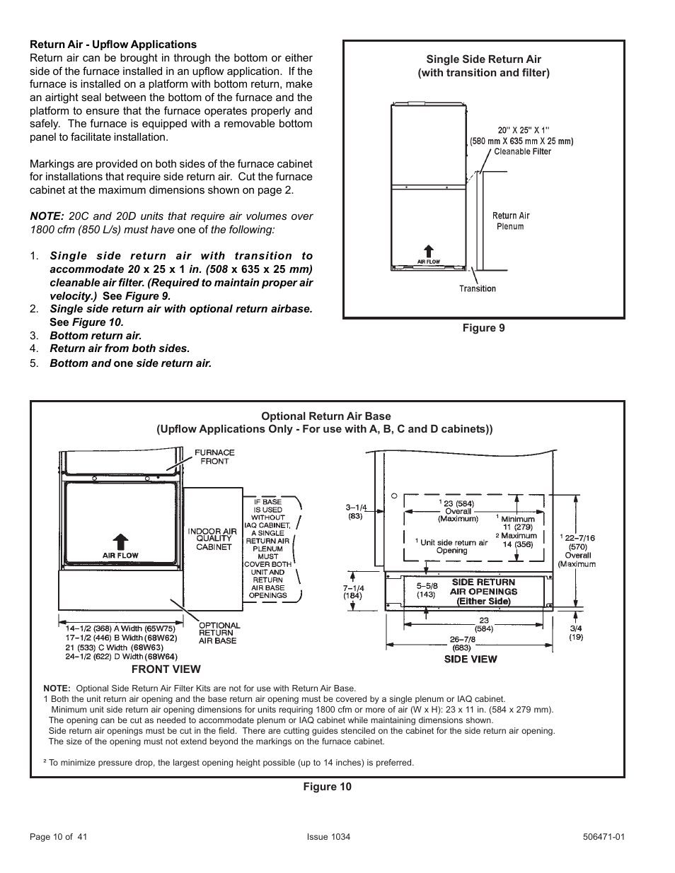 Allied Air Enterprises A80UH2V User Manual | Page 10 / 41