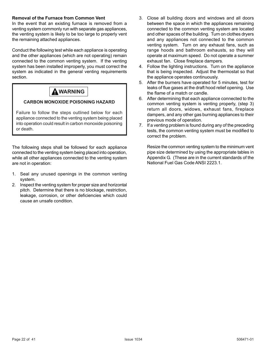 Allied Air Enterprises A80UH2V User Manual | Page 22 / 41