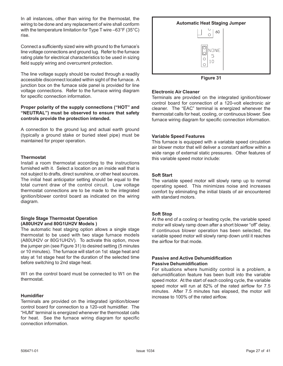 Allied Air Enterprises A80UH2V User Manual | Page 27 / 41