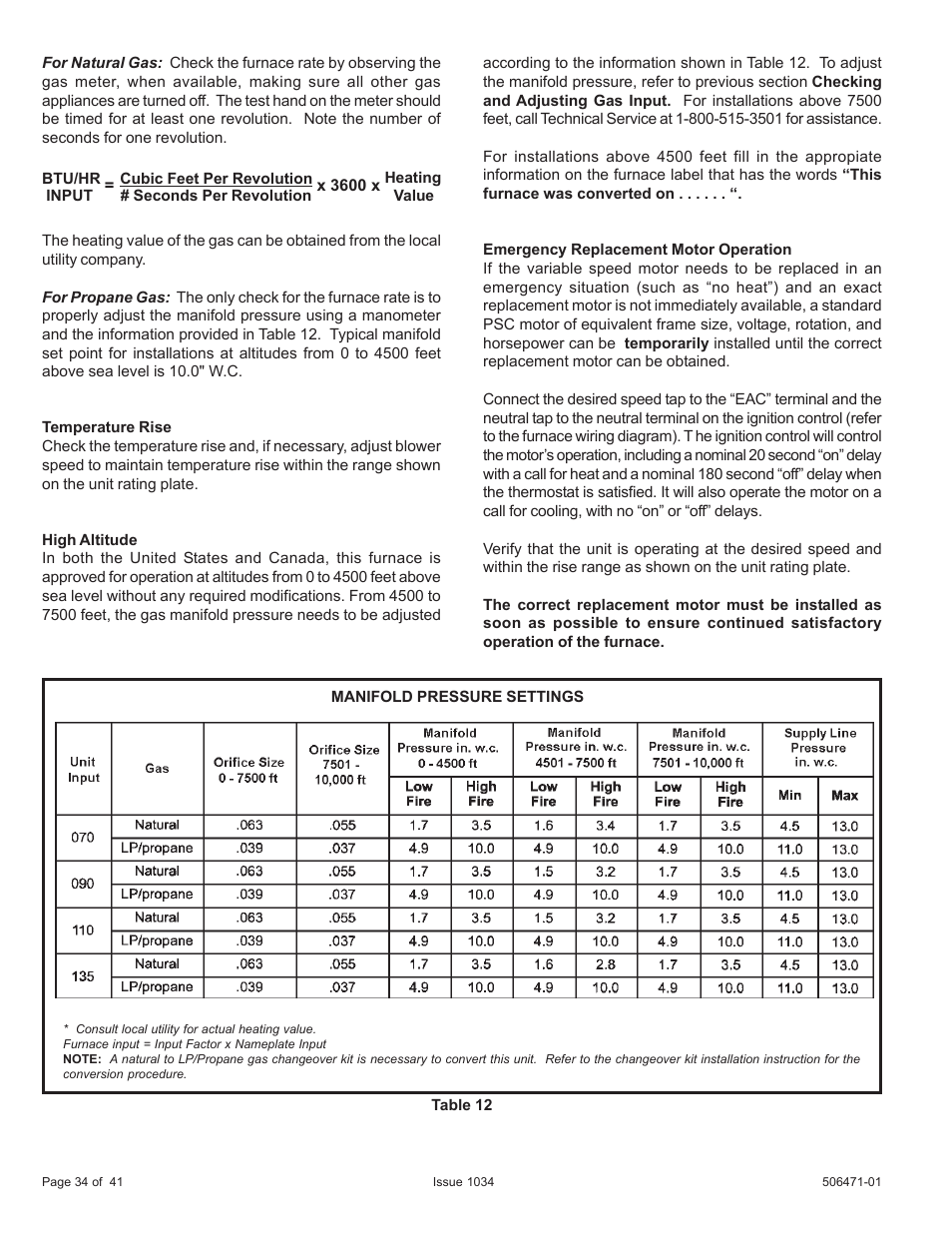 Allied Air Enterprises A80UH2V User Manual | Page 34 / 41