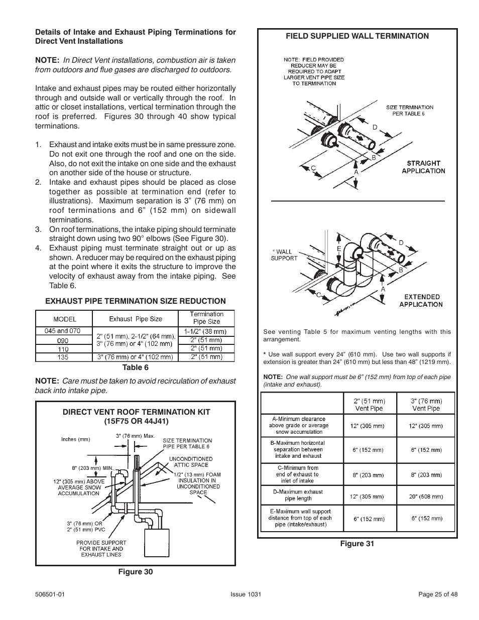 Allied Air Enterprises 92G1UH User Manual | Page 25 / 48