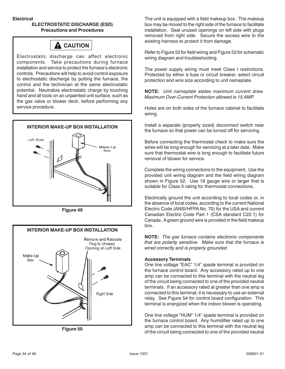 Allied Air Enterprises 92G1UH User Manual | Page 34 / 48