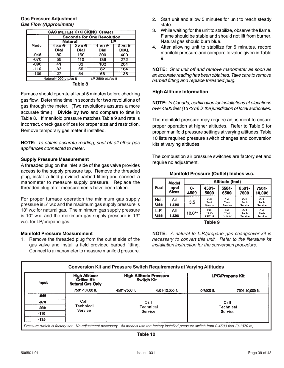 Allied Air Enterprises 92G1UH User Manual | Page 39 / 48