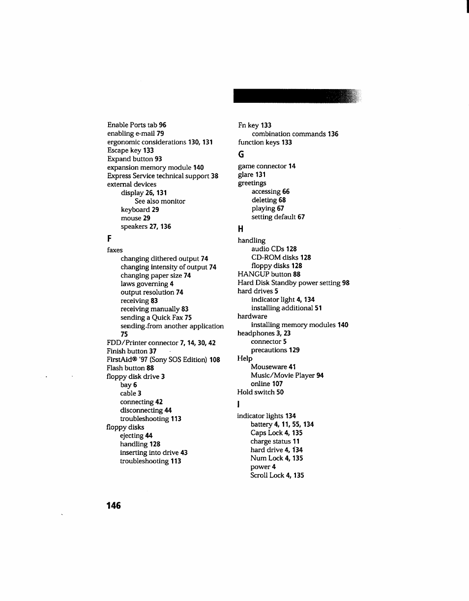 Sony PCG-705 User Manual | Page 154 / 160
