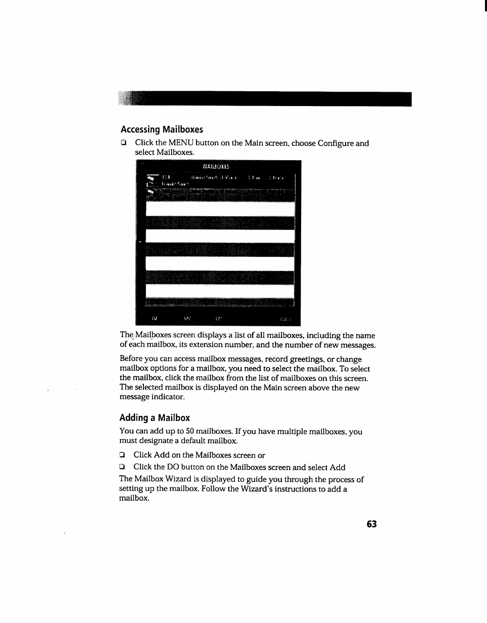 Adding a mailbox | Sony PCG-705 User Manual | Page 71 / 160