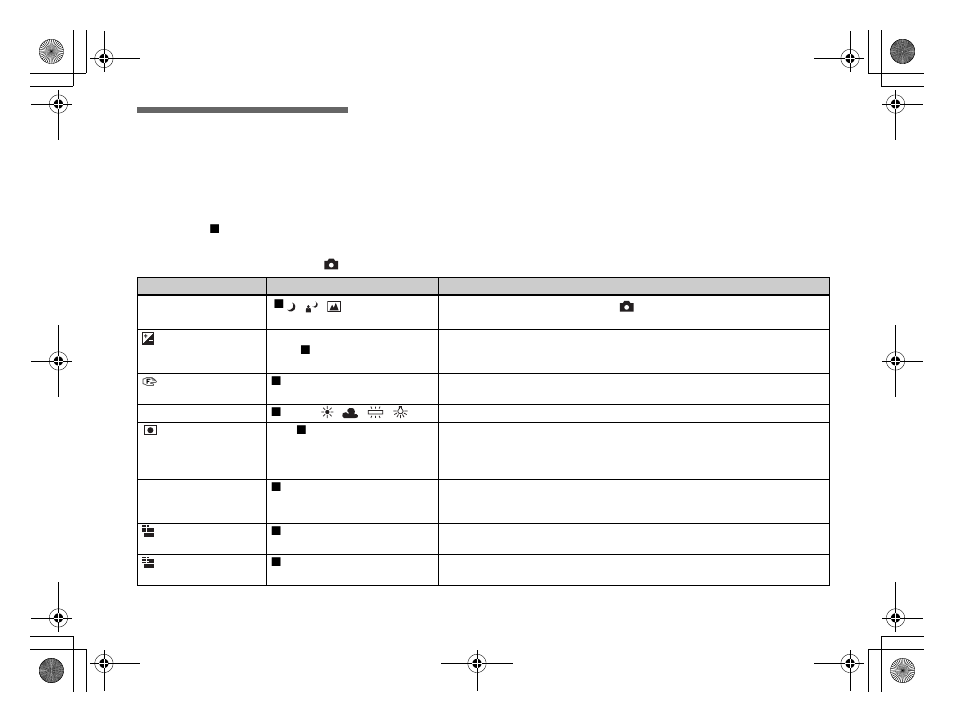 Additional information, Menu items | Sony DSC-P71 User Manual | Page 92 / 108