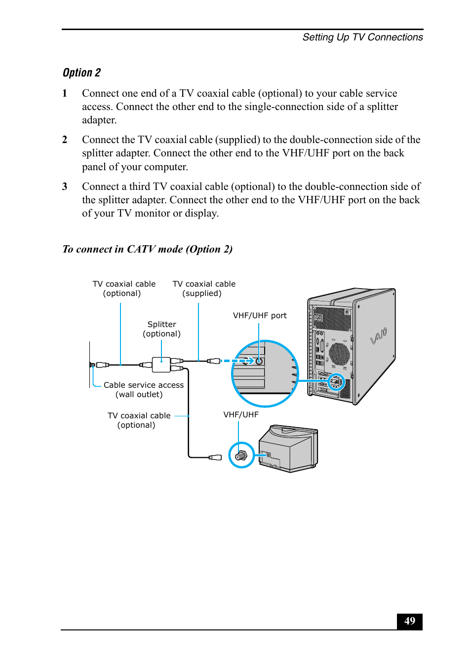 Sony PCV-RZ49 User Manual | Page 49 / 84