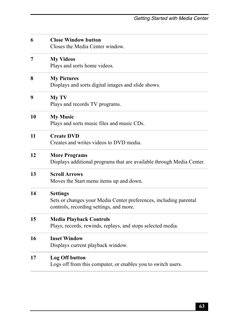 Sony PCV-RZ49 User Manual | Page 63 / 84