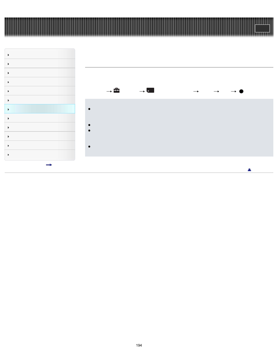 Copy, Details, Cyber-shot user guide | Sony DSC-WX80 User Manual | Page 194 / 252