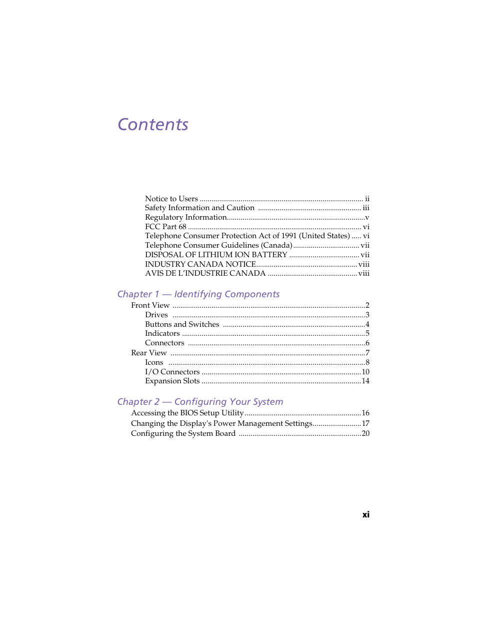 Sony PCV-RX270DS User Manual | Page 11 / 118