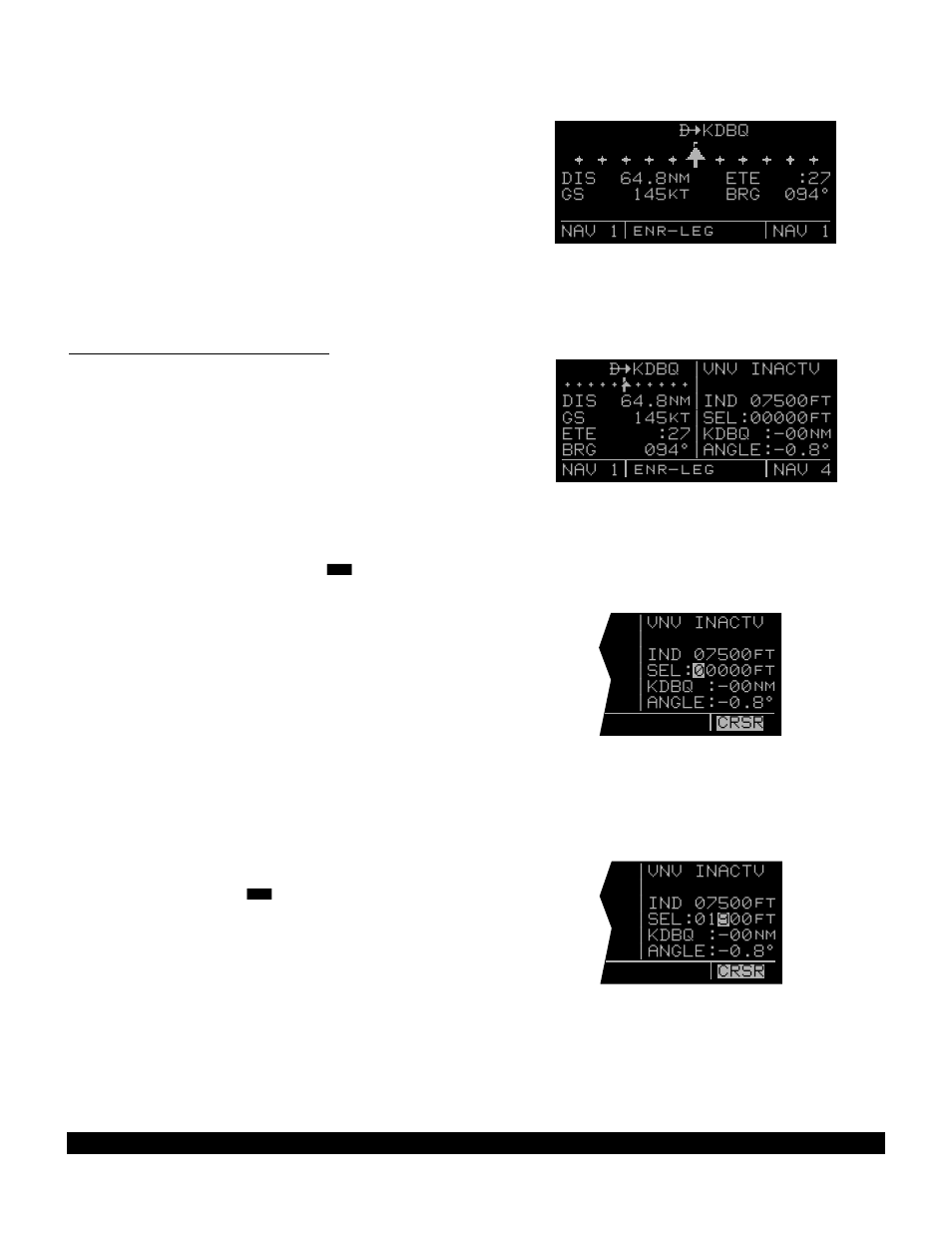 2 advisory vnav operation, 1 vnav for direct to operation | BendixKing KLN 90B User Manual | Page 109 / 198