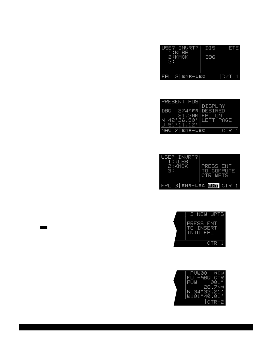 6 center waypoints | BendixKing KLN 90B User Manual | Page 127 / 198