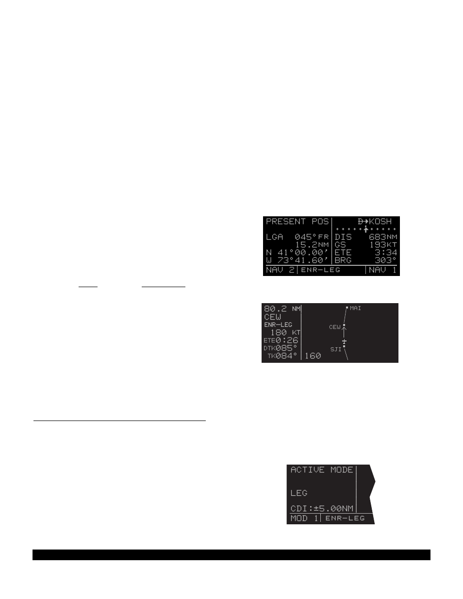 9 modes of operation, 1 selecting the leg mode or the obs mode | BendixKing KLN 90B User Manual | Page 134 / 198