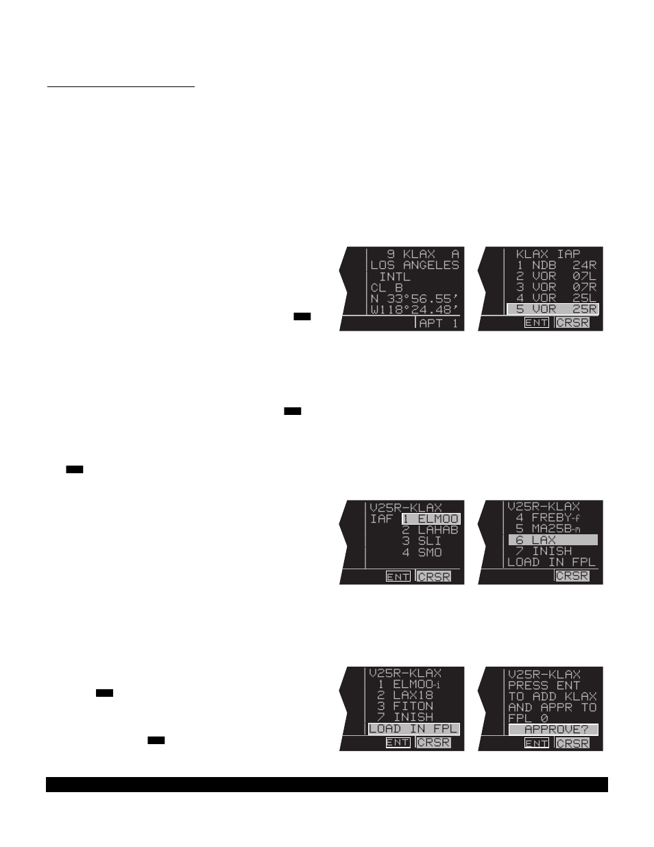 1 selecting an approach | BendixKing KLN 90B User Manual | Page 152 / 198