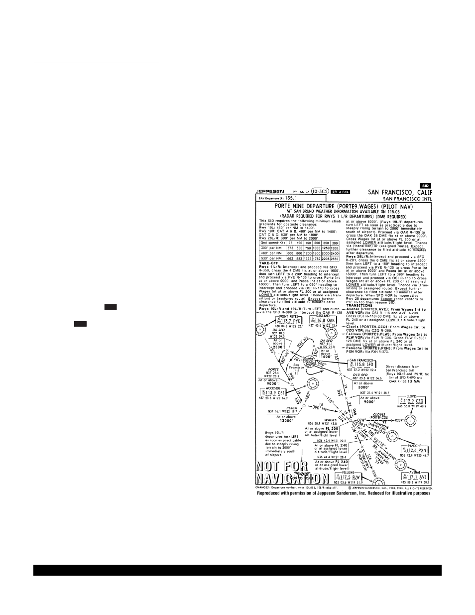 4 example of a sid procedure | BendixKing KLN 90B User Manual | Page 173 / 198