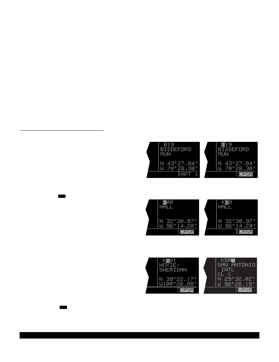 7 selecting waypoints, 1 selecting waypoints by identifier | BendixKing KLN 90B User Manual | Page 42 / 198