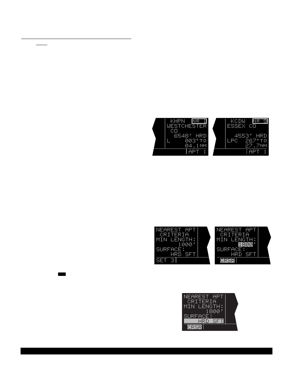 3 “nearest” and “complete” waypoint scan lists | BendixKing KLN 90B User Manual | Page 44 / 198