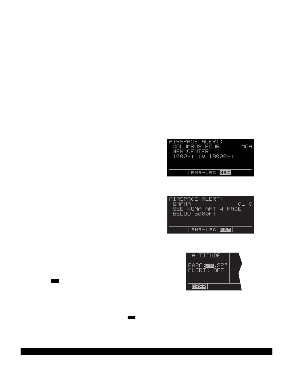 10 special use airspace alert | BendixKing KLN 90B User Manual | Page 61 / 198