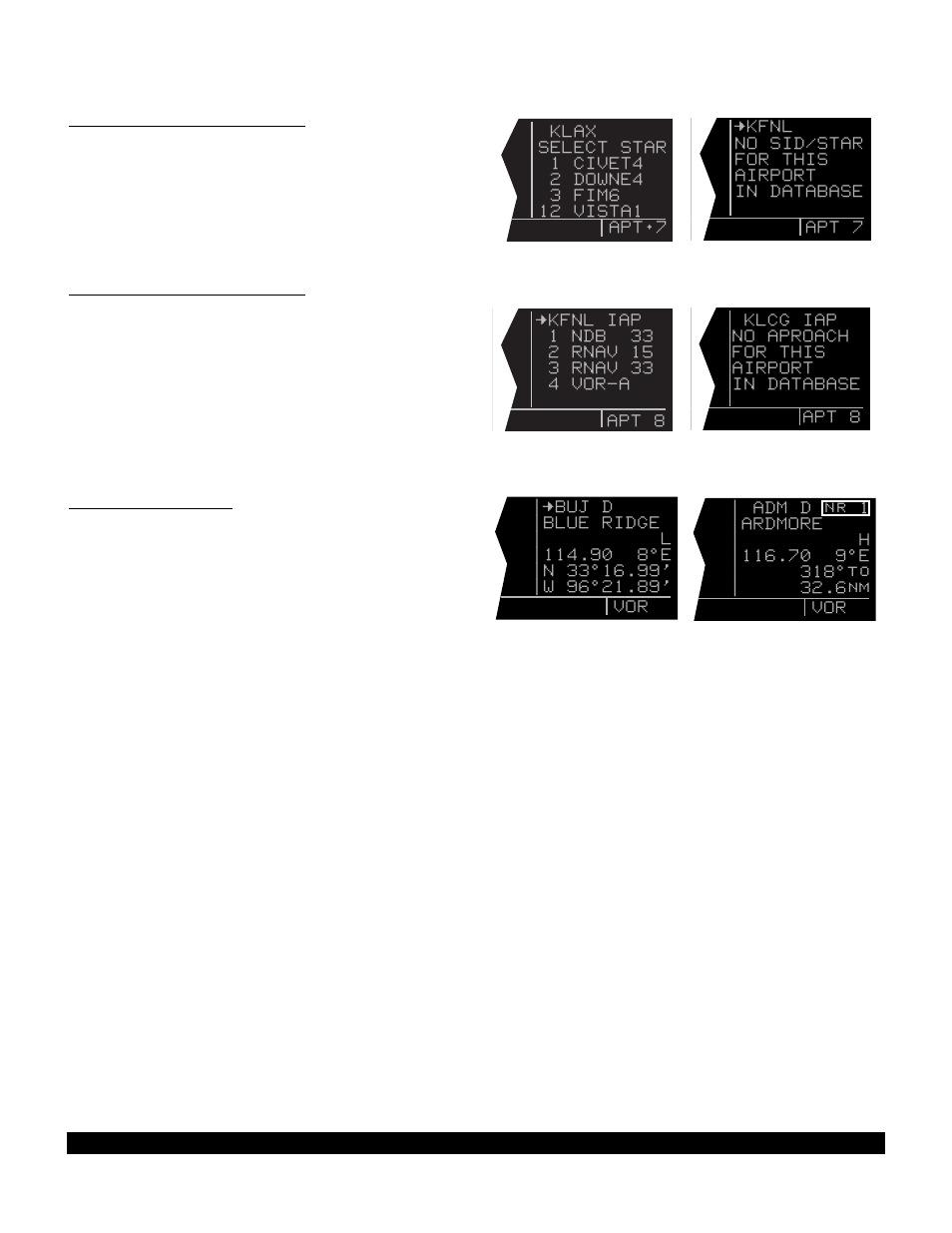 BendixKing KLN 90B User Manual | Page 71 / 198