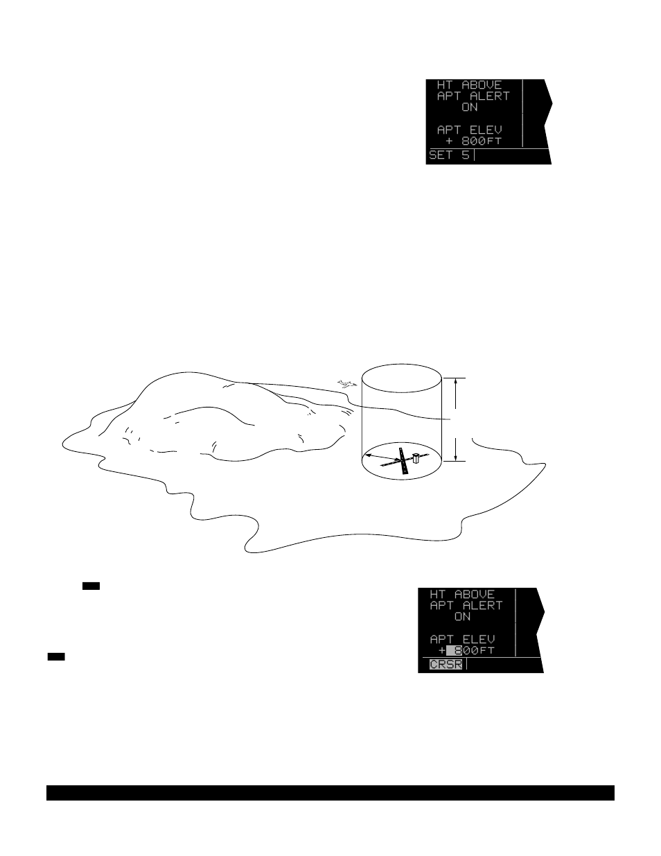 16 height above airport alert | BendixKing KLN 90B User Manual | Page 80 / 198