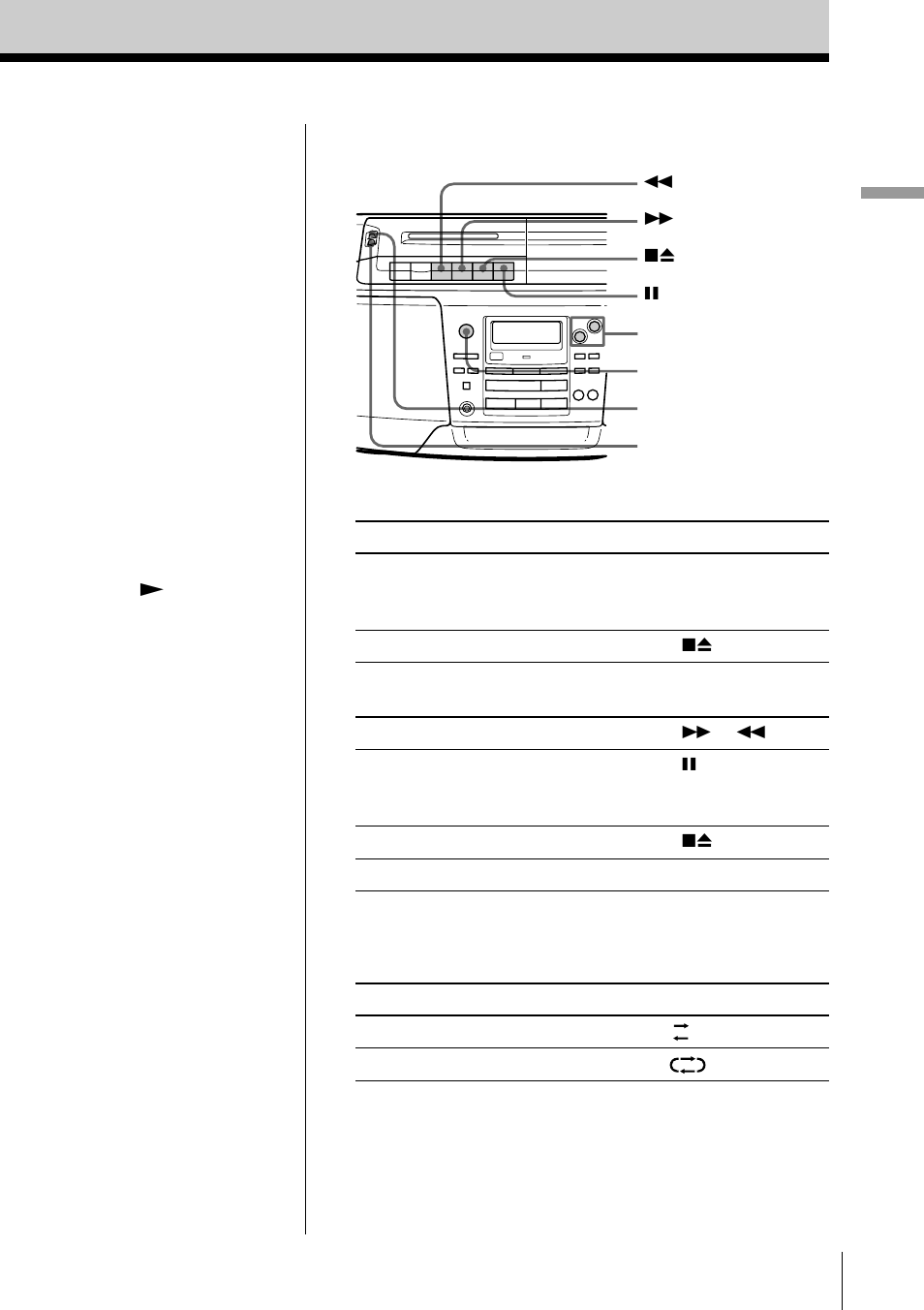 Basic operations 9 | Sony CFD-S39 User Manual | Page 9 / 36