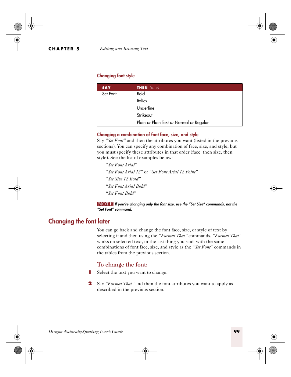 Changing the font later | Sony ICD-R100VTP User Manual | Page 105 / 222