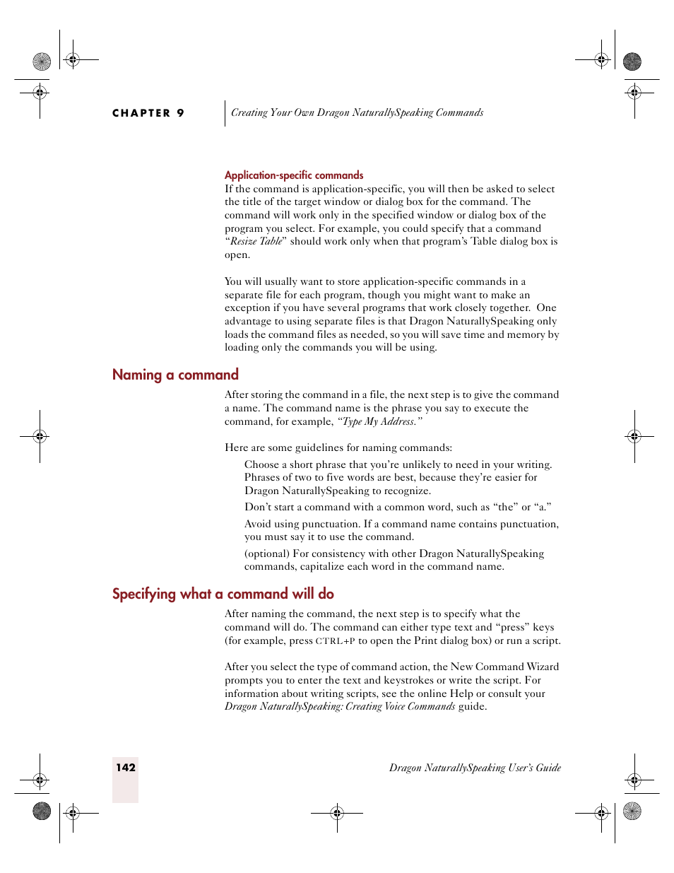 Naming a command, Specifying what a command will do | Sony ICD-R100VTP User Manual | Page 148 / 222