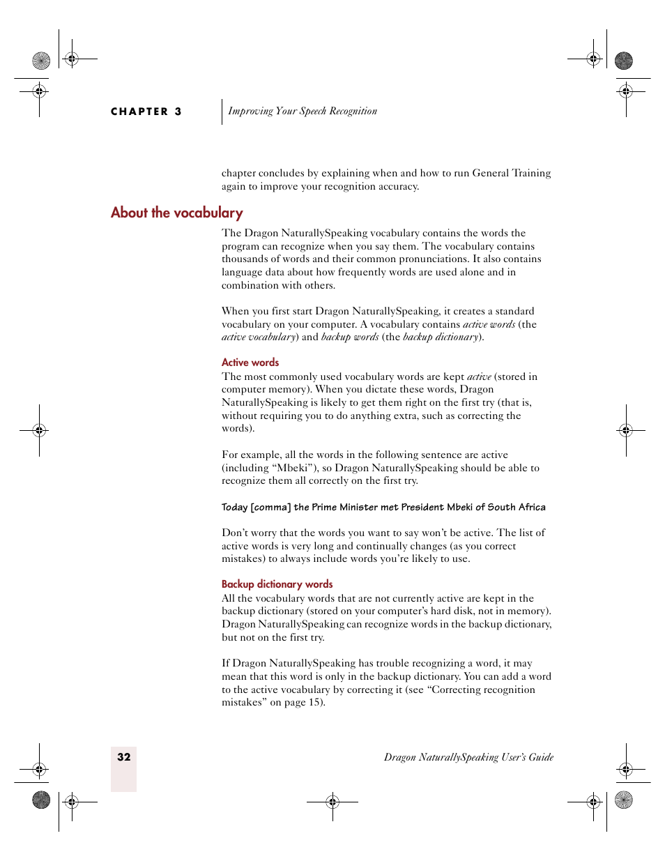 About the vocabulary | Sony ICD-R100VTP User Manual | Page 38 / 222