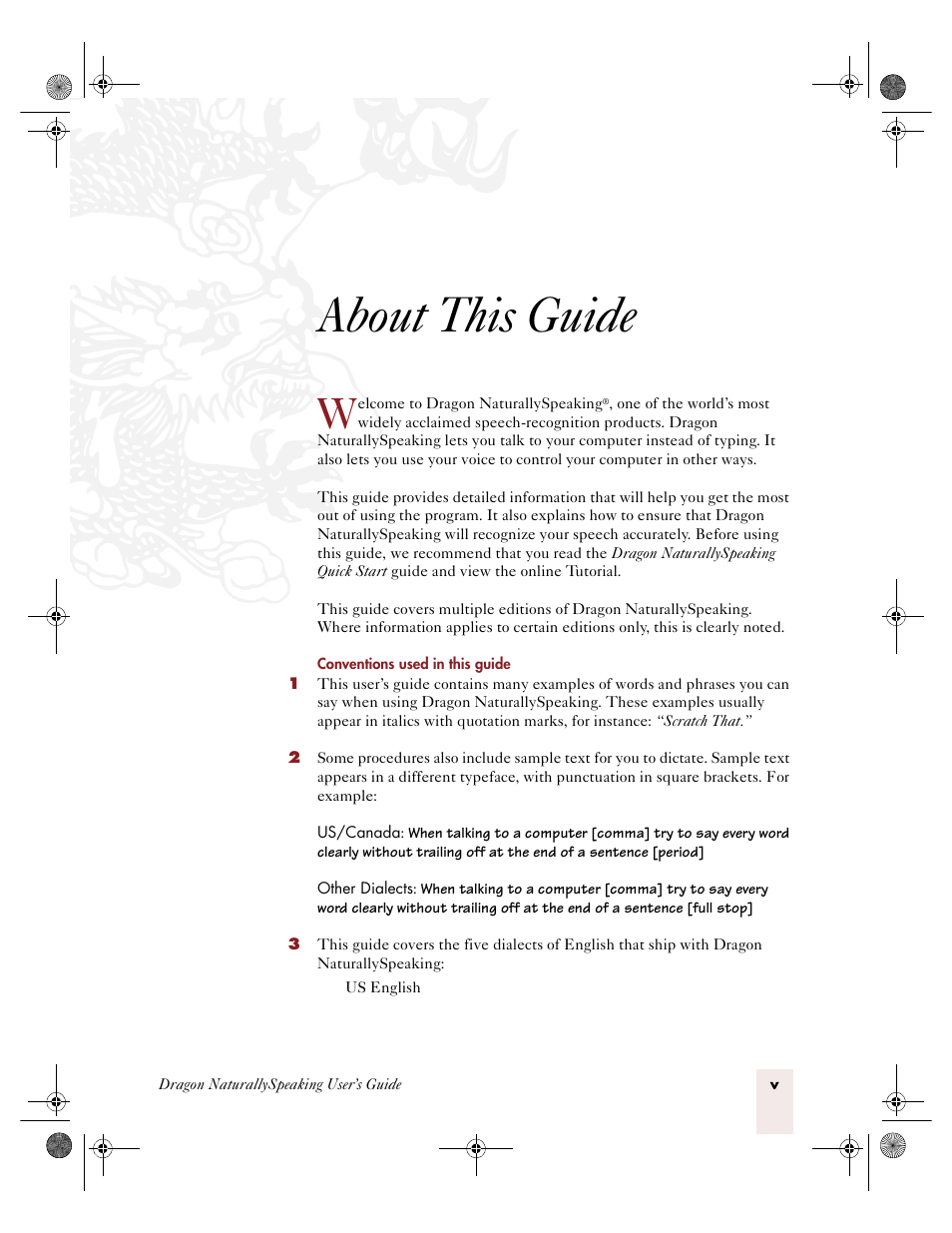 About this guide, About this guide v | Sony ICD-R100VTP User Manual | Page 5 / 222