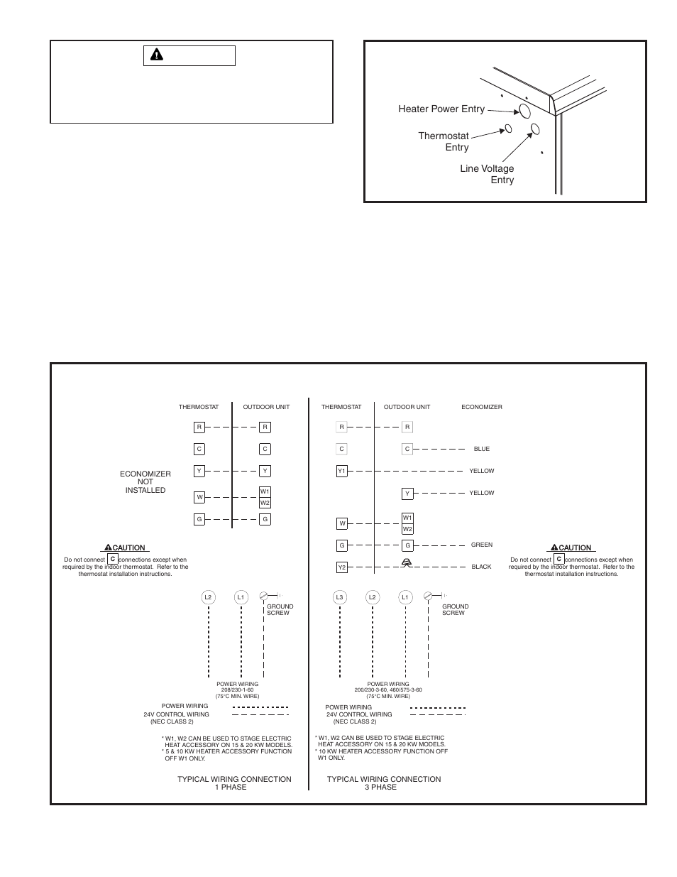 Typical wiring connections, Electrical access, Figure 6 | Figure 5 | Allied Air Enterprises (2 User Manual | Page 5 / 13