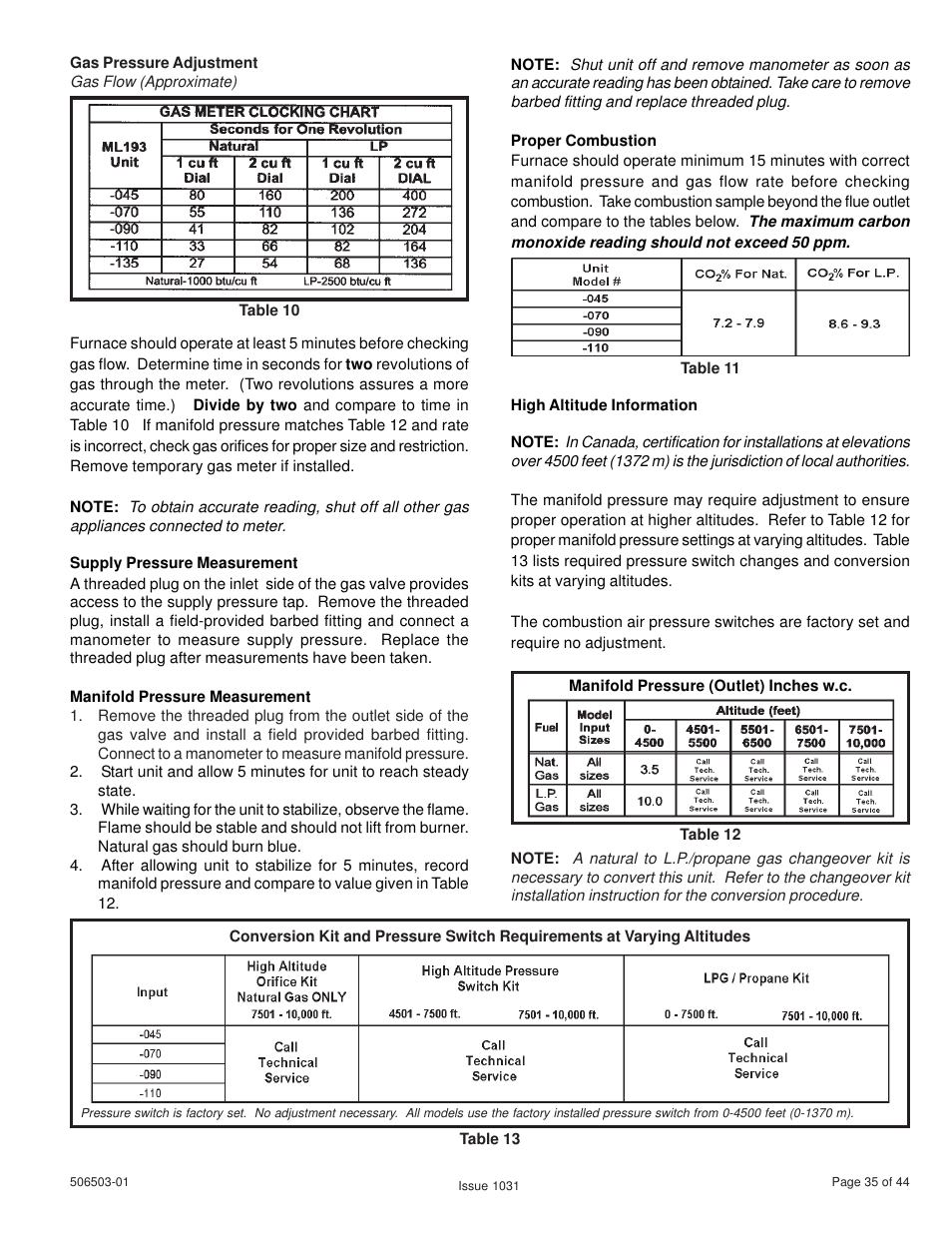 Allied Air Enterprises 92G1DF User Manual | Page 35 / 44
