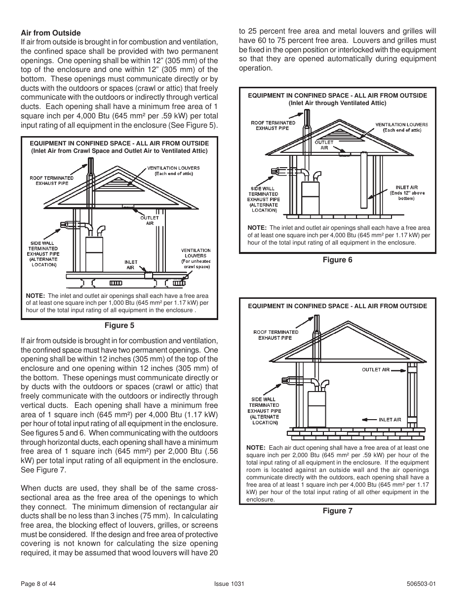 Allied Air Enterprises 92G1DF User Manual | Page 8 / 44