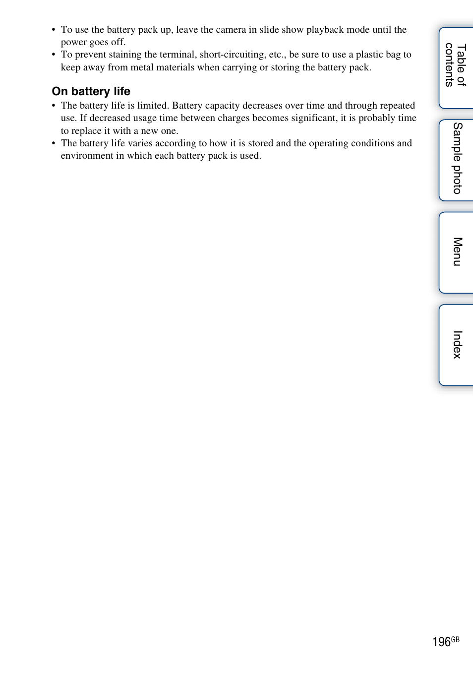 Sony NEX-F3 User Manual | Page 196 / 206
