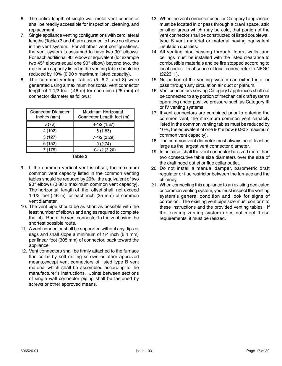 Allied Air Enterprises 80G1UH User Manual | Page 17 / 39