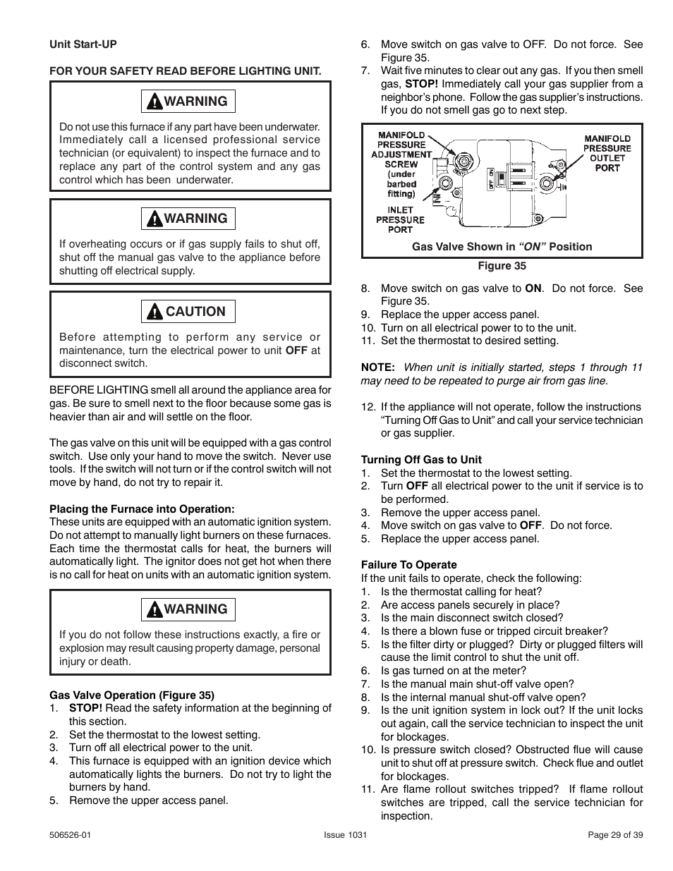 Allied Air Enterprises 80G1UH User Manual | Page 29 / 39