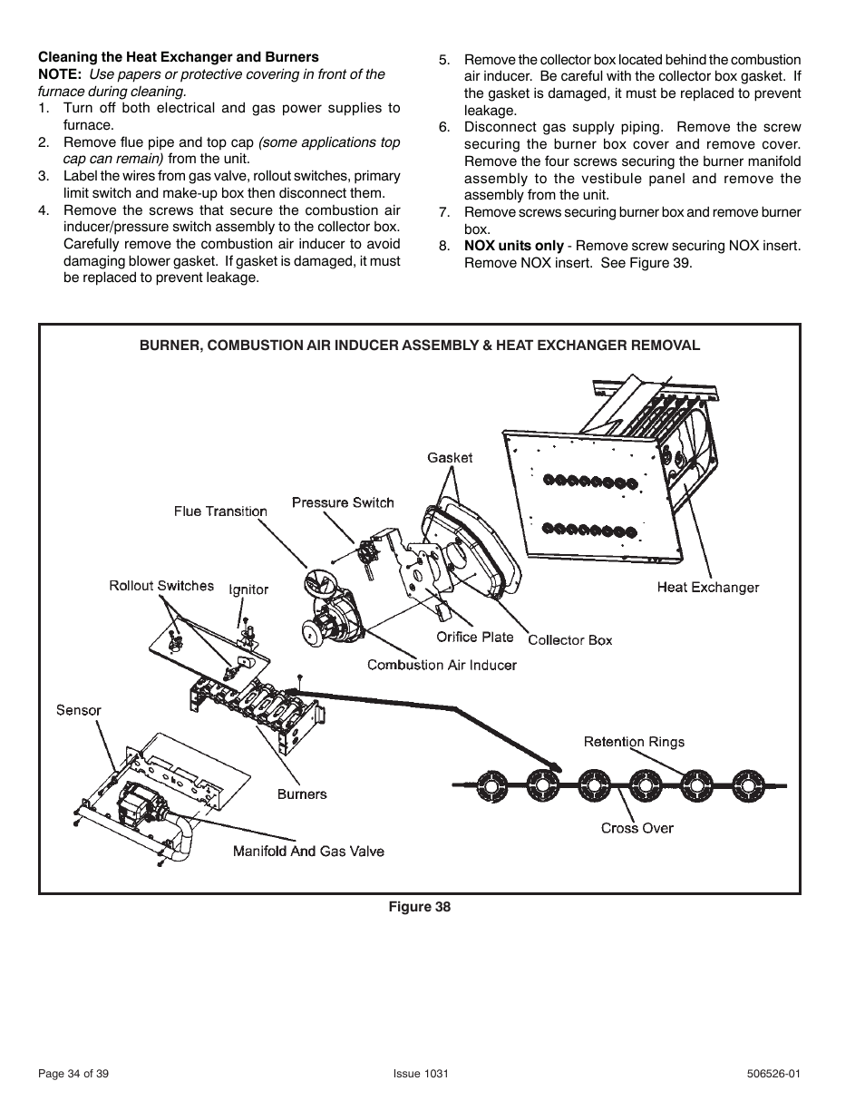 Allied Air Enterprises 80G1UH User Manual | Page 34 / 39
