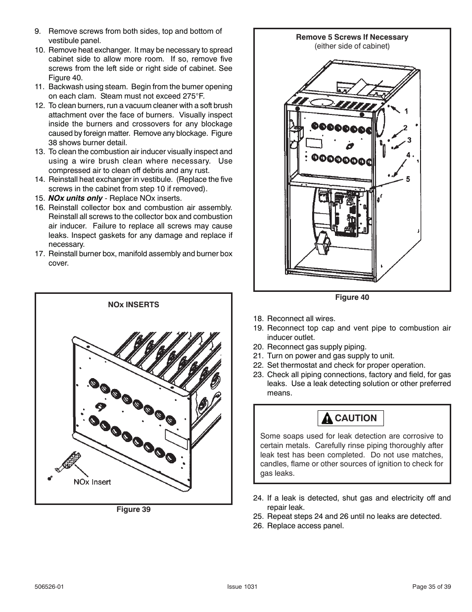 Allied Air Enterprises 80G1UH User Manual | Page 35 / 39