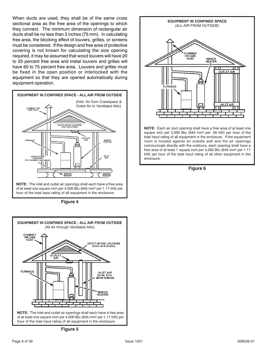 Allied Air Enterprises 80G1UH User Manual | Page 8 / 39